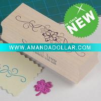 Wholesale wooden rubber stamp