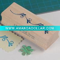 Wholesale wooden rubber stamp