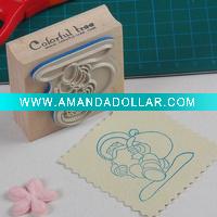 Wholesale wooden rubber stamp for Christmas