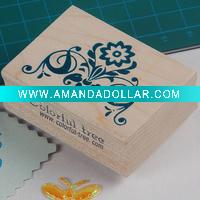 Wholesale wooden rubber stamp