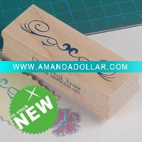 Wholesale wooden rubber stamp
