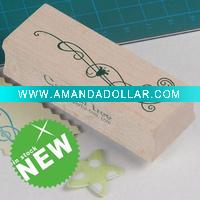 Wholesale wooden rubber stamp