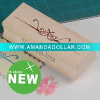 Wholesale wooden rubber stamp