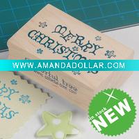 Christmas rubber stamp