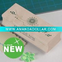 Wholesale wooden rubber stamp
