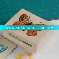 Wholesale new style novelty wooden seal rubber stamp(KC0048)