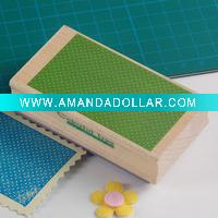 Wholesale new style novelty wooden seal rubber stamp