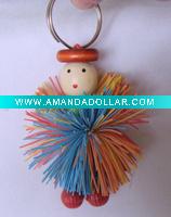 Rubber keychain