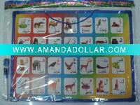 plastic frame kid writing board