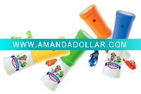 Plastic whistle toy (with cord)