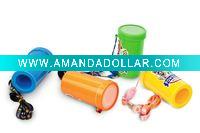 Plastic whistle toy (with cord)