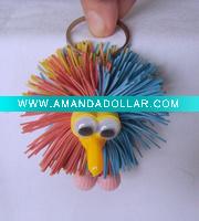Rubber keychain