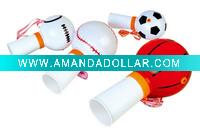 Wholesale Plastic whistle toy (with cord)