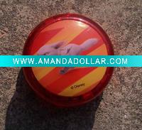 Flashing yoyo with heat transfer printing logo