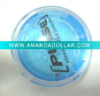 led flashing yoyo without clutch in blue body face