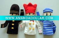 Plush Finger Puppet, doll finger puppet