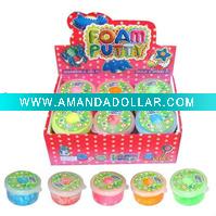 Wholesale galaxy putty slime toy/color silly putty/Foam Putty toy silly putty,/slime putty
