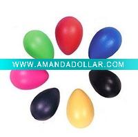 Egg shaker, Plastic egg shaker