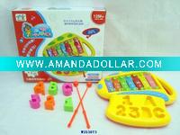 plastic toy cartoon calf mustic instrument