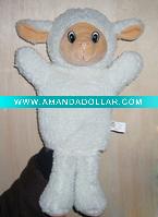 Wholesale Plush Sheep Hand Puppet toy -08250