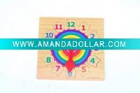 Wholesale wooden jointedboard clock