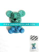 Wholesale magnet bear magnet plush bear mini plush magnetic bear with scarf