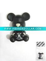 Wholesale magnet bear magnet plush bear mini plush magnetic bear with scarf
