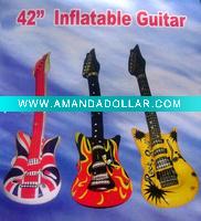 PVC inflatable guitar