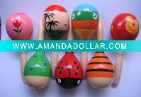 Wholesale Craft kids toy wooden maracas