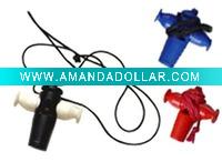 Wholesale Colorful Samba Whistle promotion percusion toy musical instrument