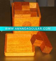 Wholesale wooden IQ Puzzle