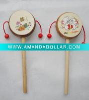 Small Wood Drum Toys