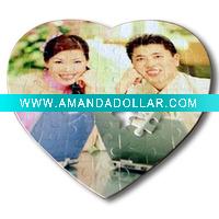 Sublimation Jigsaw sheet(heart--75pcs)