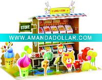 Wholesale 3D puzzle mini store Educational toys