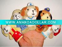 5 finger puppet