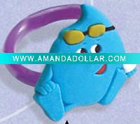 Wholesale Lovely pvc finger ring,finger puppet(Flat, 2D & 3D )