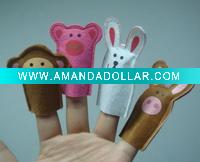 Wholesale plush finger puppets