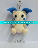 Wholesale plush finger puppets keychain