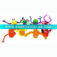 Wholesale 1.5 INCH PVC animal finger puppet