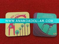 2011 recycle paper coasters for cup(lf-pc-005)
