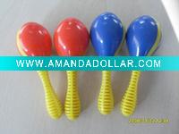 plastic maracas musical instrument toy