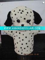 Wholesale plush toy hand puppet dog