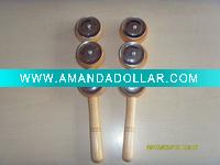 wooden jingle stick / educational instruments