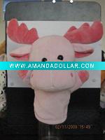 Wholesale plush toy hand puppet reindeer