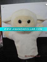 Wholesale plush toy hand puppet sheep