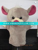 Wholesale plush toy hand puppet mice