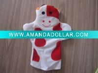 Wholesale cow hand puppet