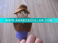 Wholesale farmer figure puppet