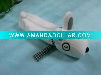 Wholesale plush animal pencil bag