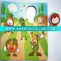 Wholesale (educational toys)custom promtional gifts vegetables jigsaw puzzles